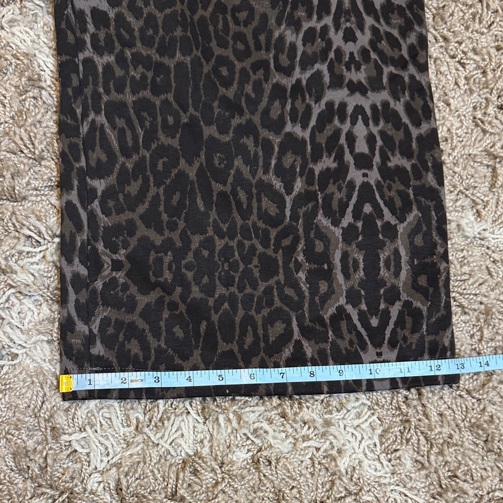 BEULAHSTYLE Leopard Print Wide Leg Pants size M/L - Picture 12 of 13